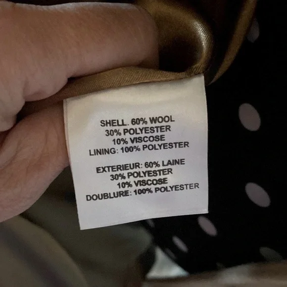 Kristen Blake Camel 60% Wool Coat, Size 10 - Picture 12 of 12